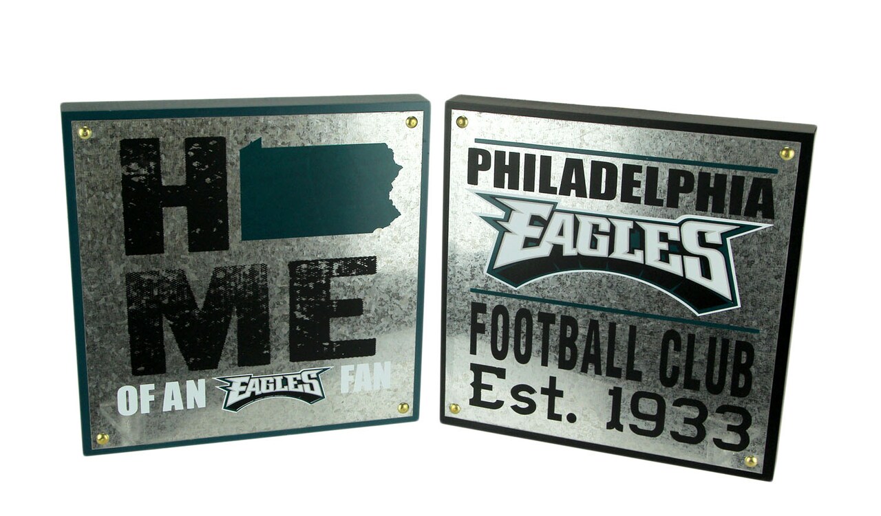 NFL Philadelphia Eagles Football Club and Home State Wall Hangings